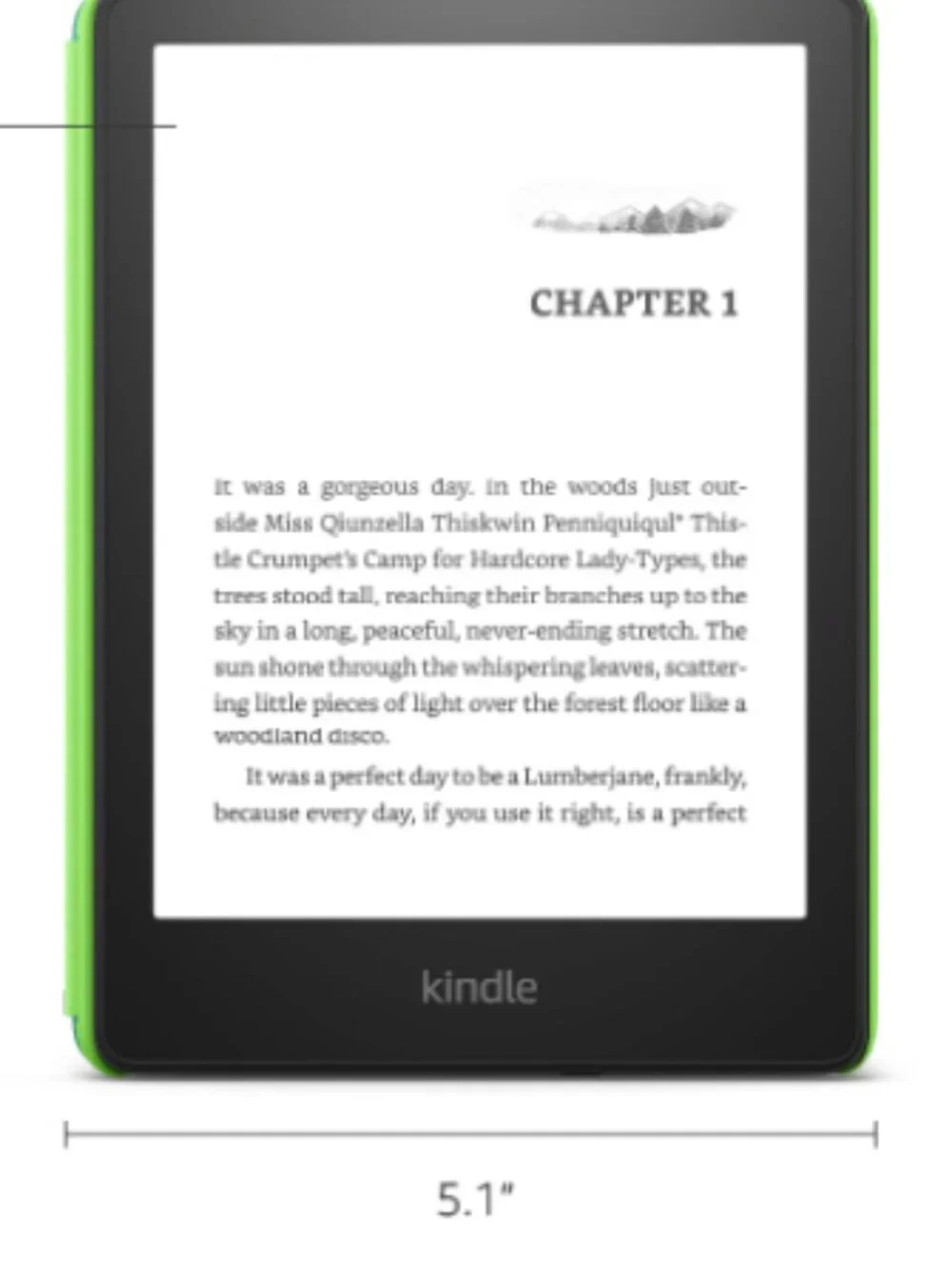 Amazon Kindle emerald forest